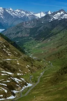 Images Dated 18th May 2015: The Valley Of Bareges, Road to The Pic Du Midi and Col Du Tourmalet, Hautes Pyrenees, France