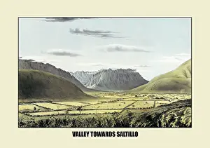 Mexican American Prints: Valley towards Saltillo, from near the base of 'Palace Hill