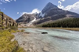 British Columbia Province Prints: Valley of a Thousand Falls, Mount Robson Provincial Park
