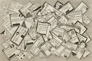Banknote Prints: Value of assignats, paper money used during the French Revolution