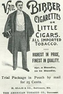 T1710655 Prints: Van Bibber Cigarettes