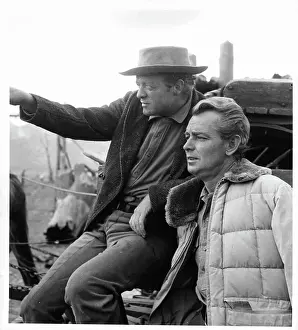 Lac0027 Prints: Van Heflin And Alan Ladd In Shane