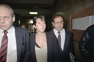Vanessa Vadim Leaving Court with Her Lawyer