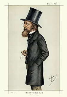 Images Dated 24th June 2015: Vanity Fair Print of Alfred, Lord Tennyson