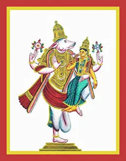 Crown Prints: Varaha, incarnation of Vishnu