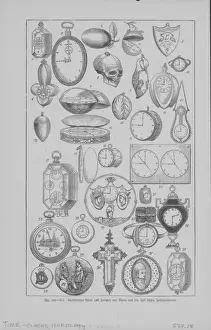 Lac0051 Prints: A Variety Of Timepieces