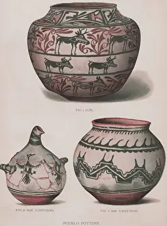 Anthropology Prints: Various Clay Pottery