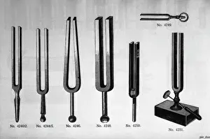 Fork Prints: Various Tuning Forks
