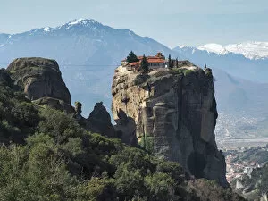 Pinnacle Rock Formation Collection: Varlaam Monastery, Meteora