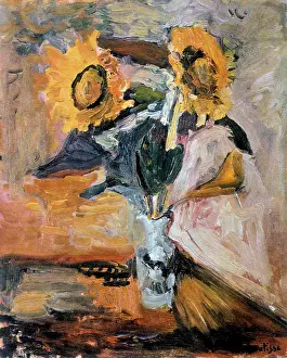 Prints of Vase of Sunflowers, circa 1898-1899. From the collection of the State Hermitage Museum, St Petersburg. Creator: Henri Matisse. (Photo by Art Media/Heritage Images via Getty Images) Quiet Beauty: Moments of Stillness Captured in Art: Vase Of Sunflowers