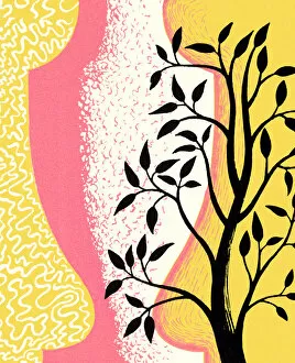 Illustration And Painti Gallery: Vase and Tree