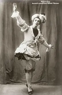 Vaslav Nijinksy Dancing