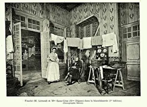 Vaudeville actors in a scene for he play Madame Sans-Gene is a historical comedy-drama by Victorien Sardou and Emile Moreau 19th Century History