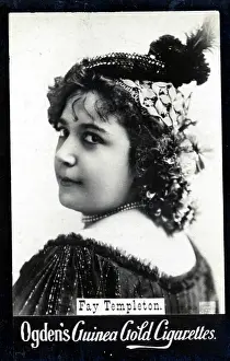 Vaudeville stage actress Fay Templeton, on Ogden's Cigarette Card, circa 1894-1907