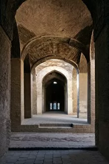 Images Dated 14th October 2015: Vaulted gallery of Friday mosque, Isfahan, Iran