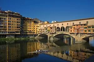 Ponte Vecchio Collection: Vecchio Bridge Florence Italy