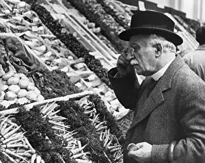 Exhibitions And Displays Prints: Vegetable Stall