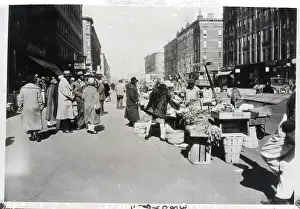 Harlem Prints: Vegetable Stands In Harlem