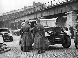 Vehicle at Soviet-American Border Check