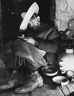 Pottery Prints: Vendor Napping in Los Angeles