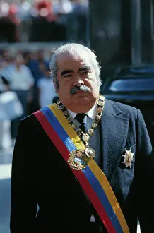 Venezuelan President Luis Herrera Campins