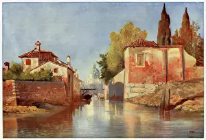 Venice looking towards Santa Maria della Salute Italy 1885