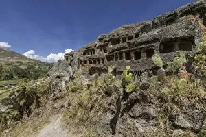 Images Dated 21st June 2012: Ventanillas de Otuzco tombs, Otuzco, Peru, South America