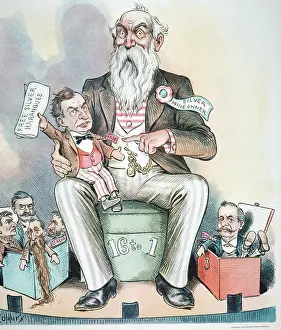 Ventriloquist Holding a Dummy