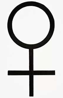 Images Dated 7th February 2007: Venus glyph symbol