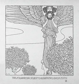 Klimt Prints: Ver Sacrum If you Are True to yourself, it will last forever