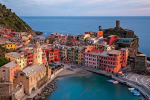 Tourist Attraction Collection: Vernazza Pastels