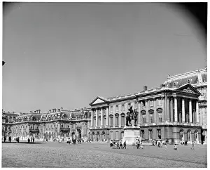 Lac0047 Prints: Front of Versailles Palace In Paris, France