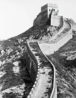 Fortification Prints: Vertical Section of Great Wall of China