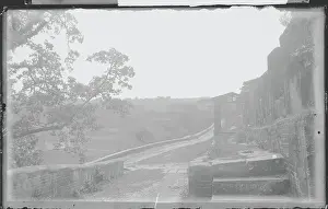 Guangzhou Prints: Vertical View of Wall of Canton