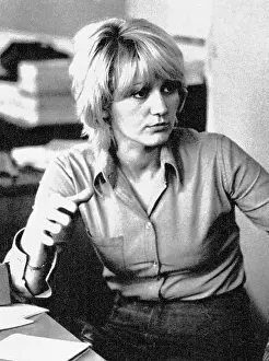 Vesna Vulovic At Her Desk