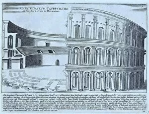 Areas Collection: Vespasian's amphitheatre was inaugurated shortly in front of his death in 79 AD
