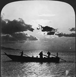 World Night Prints: Vessel In Evening