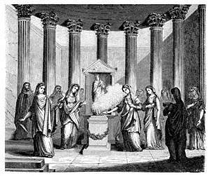 Priest Prints: Vestal Virgins, priestesses in ancient Rome