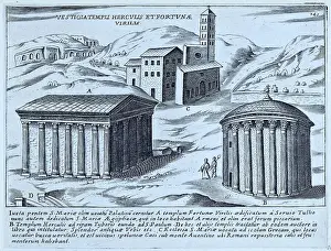 Forum Prints: Vestigia Templi Herculis et Fortuna Virilis