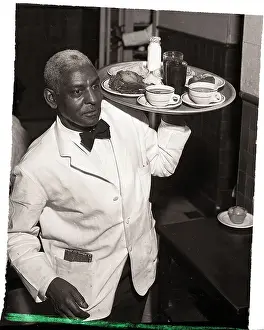Waiter Prints: Veteran Waiter Serving in the Capitol