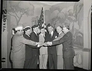 Fist Prints: Veterans Standing With Fists In Center