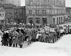 Picketing Prints: Vetrans March on Capitol for Benefits