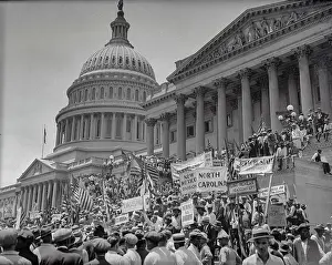 Rallying Prints: Vets Protesting at the Capitol