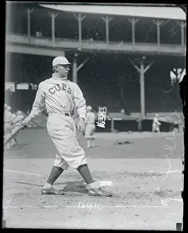 Vic Saier in Baseball Action
