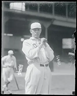 Vic Saier Holding Baseball