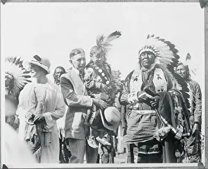 Vice President Charles G. Dawes Adopted by Sioux Indians