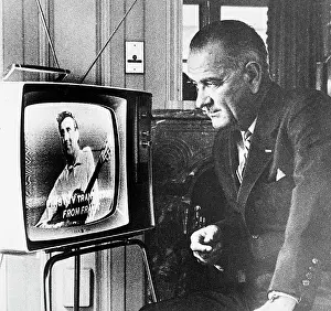 Vice President Johnson Watches Telstar Launch