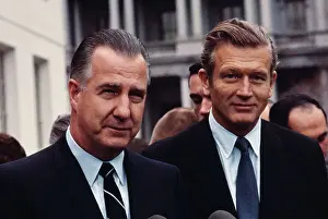 Vice President Spiro Agnew and Mayor John Lindsay
