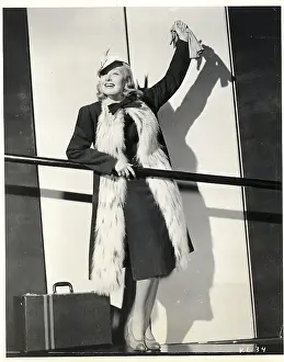 Outfit Prints: Vicki Lester Modeling Travel Ensemble