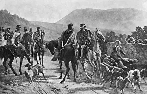 Victor Emanuel Speaking with Giuseppe Garibaldi